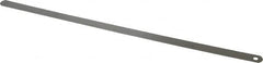 Precision Brand - 0.0118 Inch Thick x 1/2 Inch Wide x 12 Inch Leaf Length, Parallel Feeler Gage - High Carbon Steel - Americas Industrial Supply