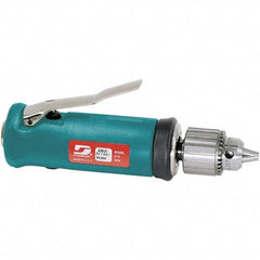 Dynabrade - 1/4" Keyed Chuck - Inline Handle, 20,000 RPM, 0.5 hp, 90 psi - Americas Industrial Supply