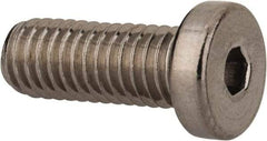 Value Collection - #10-32 UNF Hex Socket Drive, Low Socket Cap Screw - Grade 18-8 Stainless Steel, 1/2" Length Under Head - Americas Industrial Supply