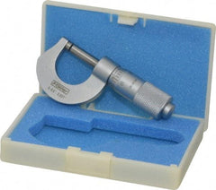 Fowler - 0 to 1/2" Range, 0.001" Graduation, Mechanical Outside Micrometer - Friction Thimble, Accurate to 0.001" - Americas Industrial Supply