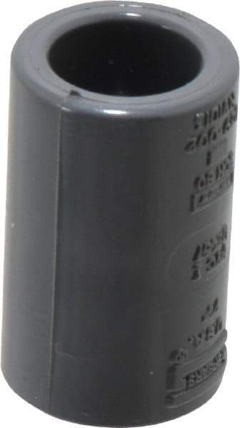 Value Collection - 1/4" PVC Plastic Pipe Coupling - Schedule 80, Slip End Connections - Americas Industrial Supply
