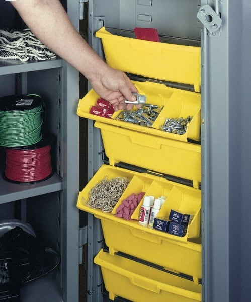 Locker Tilt Bin Dividers Yellow