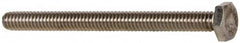 Value Collection - 1/4-20 UNC, 3" Length Under Head Hex Head Cap Screw - Fully Threaded, Grade 316 Stainless Steel, Uncoated, 7/16" Hex - Americas Industrial Supply