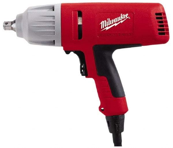 Milwaukee Tool - 1/2 Inch Drive, 300 Ft./Lbs. Torque, Pistol Grip Handle, 600 to 1,800 RPM, Impact Wrench - 7 Amps, 120 Volts - Americas Industrial Supply