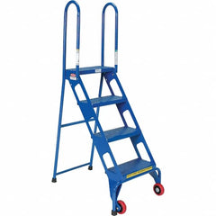 Vestil - 61-9/16" High 350 Lb Capacity 4 Step Foldup - Americas Industrial Supply