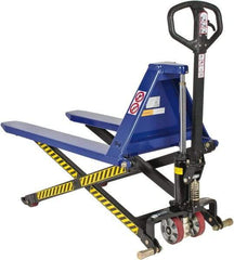 Value Collection - 2,200 Lb Capacity, 31-1/2" Lift Portable Skid Lifter - 3-1/2" Min Lift Height, 43" Fork Length x 27" Fork Width, 27" Overall Width - Americas Industrial Supply