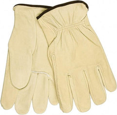 MCR Safety - Size XL General Protection Work Gloves - For Work & Driver, Uncoated, Beige, Paired - Americas Industrial Supply