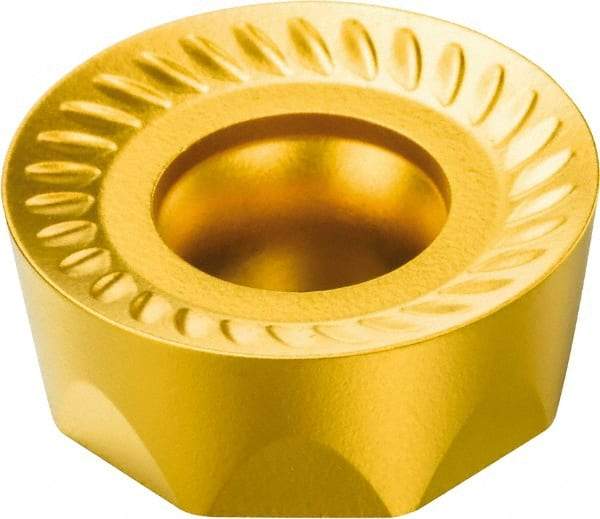 Sandvik Coromant - RCKT1204M0 WM Grade 235 Carbide Milling Insert - TiCN/TiN Finish, 4.76mm Thick, 12mm Inscribed Circle - Americas Industrial Supply