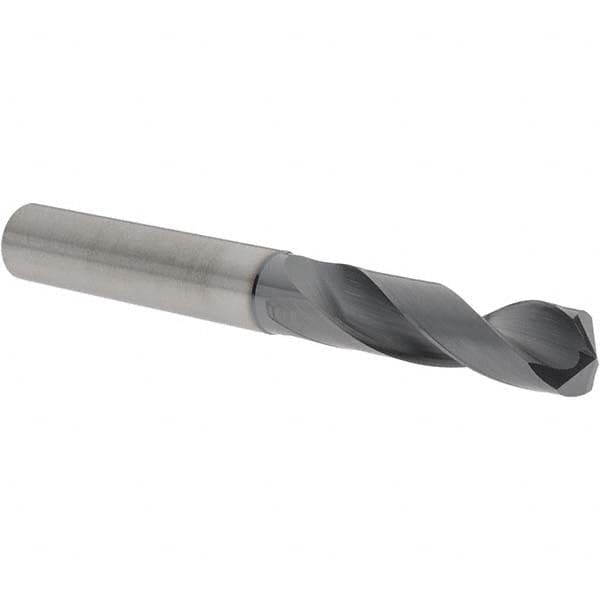Sumitomo - 29/64" 135° Solid Carbide Screw Machine Drill Bit - TiAlCr/TiSi Finish, 1.8504" Flute Length, 3.937" OAL - Americas Industrial Supply