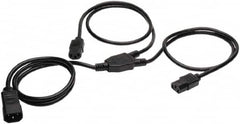 Tripp-Lite - Power Supply Y Splitter Dual Drive Cable - Use with Devices Requiring IEC-320-C14 Power Cable - Americas Industrial Supply