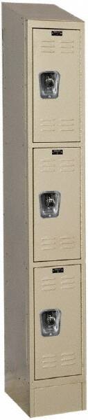 Hallowell - 3 Door, 3 Tier, Ready-Built Wardrobe & Box Lockers - Americas Industrial Supply
