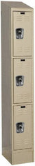 Hallowell - 3 Door, 3 Tier, Ready-Built Wardrobe & Box Lockers - Americas Industrial Supply