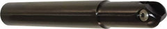 Millstar - 1/2" Cut Diam, 5" Max Depth of Cut, 12mm Shank Diam, 6" OAL, Indexable Ball Nose End Mill - Straight Shank, SFCY Toolholder, MB, MBT, RBT Insert - Americas Industrial Supply
