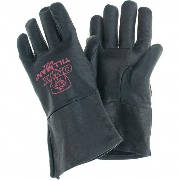 TILLMAN - Welder's & Heat Protective Gloves - UNLINED XL BLK 1/PR TOP GRAIN KIDSKIN TIG GLV - Americas Industrial Supply