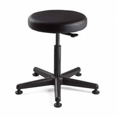 Bevco - Swivel & Adjustable Stools Type: Adjustable Backless Stool Base Type: Nylon - Americas Industrial Supply