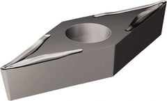 Sandvik Coromant - VBMT332 UM Grade H13A Carbide Turning Insert - Uncoated, 35° Diamond, 3/8" Inscr Circle, 3/16" Thick, 1/32" Corner Radius - Americas Industrial Supply