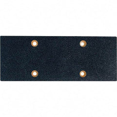 Dynabrade - 7 x 2-3/4" Rectangular Adhesive/PSA Backing Pad - Dynabug II Compatible, Screw Attachment, Nonvacuum Pad, 3/8" Thick, Medium Density - Americas Industrial Supply