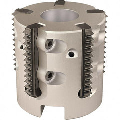 Vargus - 2.323" Cut Diam, 7.874" Max Depth of Cut, 1" Arbor Hole Diam, Internal/External Indexable Thread Mill - Insert Style 25S, 9 Inserts, Toolholder Style RTMC-D, 1.58" OAL - Americas Industrial Supply