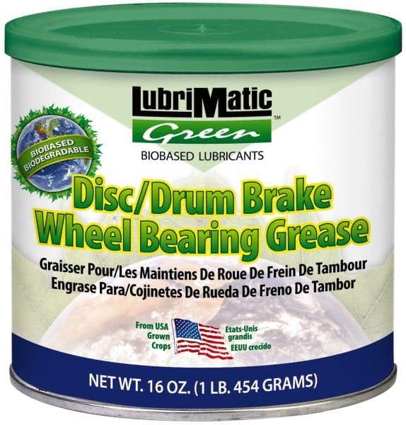 LubriMatic - 16 oz Tub Biobased General Purpose Grease - Blue, 350°F Max Temp, - Americas Industrial Supply