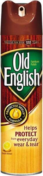 Old English - 12.5 Fluid Ounce Liquid Furniture Polish - Lemon Scent, Aerosol - Americas Industrial Supply
