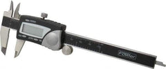 Fowler - 0 to 100mm Range, 0.01mm Resolution, Electronic Caliper - Stainless Steel with 1.56" Stainless Steel Jaws, 0.02mm Accuracy - Americas Industrial Supply
