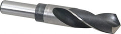 Hertel - 1-1/32" Drill, 118° Point, High Speed Steel Silver Deming & Reduced Shank Drill Bit - Americas Industrial Supply