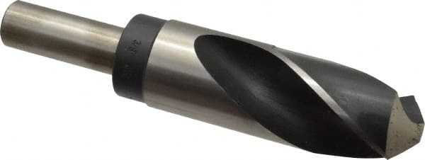 Hertel - 1-3/8" Drill, 118° Point, High Speed Steel Silver Deming & Reduced Shank Drill Bit - Americas Industrial Supply