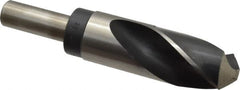 Hertel - 1-3/8" Drill, 118° Point, High Speed Steel Silver Deming & Reduced Shank Drill Bit - Americas Industrial Supply