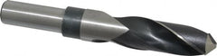 Hertel - 31/32" Drill, 118° Point, High Speed Steel Silver Deming & Reduced Shank Drill Bit - Oxide Finish, 6" OAL, Straight Shank, 3" Flute Length - Americas Industrial Supply