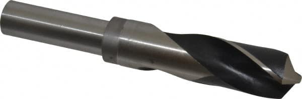 Hertel - 1" Drill, 118° Point, High Speed Steel Silver Deming & Reduced Shank Drill Bit - Americas Industrial Supply