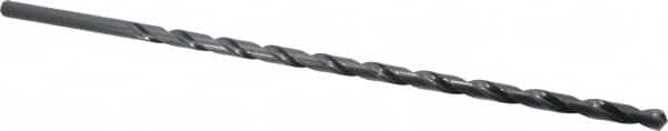 Hertel - 31/64" 118° 2-Flute High Speed Steel Extra Length Drill Bit - Americas Industrial Supply