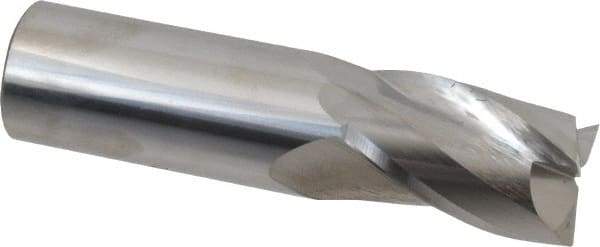 Hertel - 1", 1-1/2" LOC, 1" Shank Diam, 4" OAL, 3 Flute, Solid Carbide Square End Mill - Single End, Uncoated, 30° Helix, Centercutting, Right Hand Cut - Americas Industrial Supply