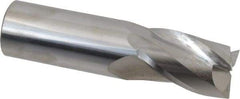 Hertel - 1", 1-1/2" LOC, 1" Shank Diam, 4" OAL, 3 Flute, Solid Carbide Square End Mill - Single End, Uncoated, 30° Helix, Centercutting, Right Hand Cut - Americas Industrial Supply