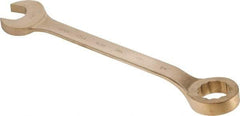 Ampco - 2-1/4" 12 Point Offset Combination Wrench - 15° Offset Angle, 22-3/4" OAL, Aluminum Bronze, Plain Finish - Americas Industrial Supply