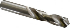 Hertel - 5/8" 118° High Speed Steel Screw Machine Drill Bit - Bright Finish, Right Hand Cut, 2-3/4" Flute Length, 4-1/4" OAL - Americas Industrial Supply