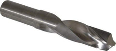 Hertel - 1-3/32" 118° High Speed Steel Screw Machine Drill Bit - Bright Finish, Right Hand Cut, 4" Flute Length, 6-3/8" OAL - Americas Industrial Supply