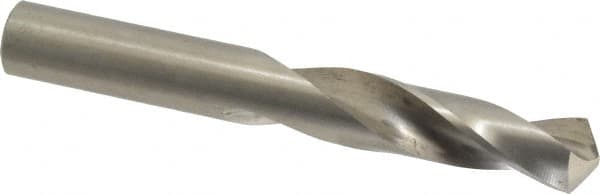 Hertel - 33/64" 118° High Speed Steel Screw Machine Drill Bit - Bright Finish, Right Hand Cut, 2-3/8" Flute Length, 3-7/8" OAL - Americas Industrial Supply
