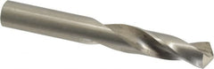 Hertel - 33/64" 118° High Speed Steel Screw Machine Drill Bit - Bright Finish, Right Hand Cut, 2-3/8" Flute Length, 3-7/8" OAL - Americas Industrial Supply