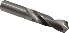 Hertel - 59/64" 118° High Speed Steel Screw Machine Drill Bit - Bright Finish, Right Hand Cut, 3-3/4" Flute Length, 5-3/4" OAL - Americas Industrial Supply