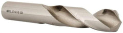 Hertel - 57/64" 118° High Speed Steel Screw Machine Drill Bit - Bright Finish, Right Hand Cut, 3-5/8" Flute Length, 5-5/8" OAL - Americas Industrial Supply