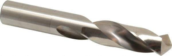 Hertel - 51/64" 118° High Speed Steel Screw Machine Drill Bit - Bright Finish, Right Hand Cut, 3-3/8" Flute Length, 5-1/4" OAL - Americas Industrial Supply