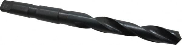 Hertel - 29/32", 3MT 118° Point High Speed Steel Taper Shank Drill Bit - Oxide Finish, 6-1/8" Flute Length, 10-3/4" OAL - Americas Industrial Supply