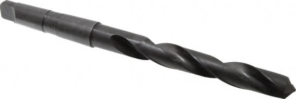 Hertel - 27/32", 3MT 118° Point High Speed Steel Taper Shank Drill Bit - Americas Industrial Supply