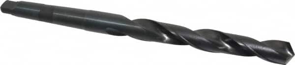 Hertel - 3/4", 2MT 118° Point High Speed Steel Taper Shank Drill Bit - Oxide Finish, 5-7/8" Flute Length, 9-3/4" OAL - Americas Industrial Supply