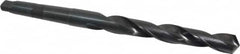 Hertel - 3/4", 2MT 118° Point High Speed Steel Taper Shank Drill Bit - Oxide Finish, 5-7/8" Flute Length, 9-3/4" OAL - Americas Industrial Supply