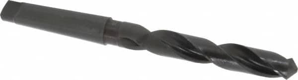 Hertel - 1-9/64", 4MT 118° Point High Speed Steel Taper Shank Drill Bit - Americas Industrial Supply