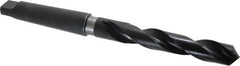 Hertel - 1-5/64", 4MT 118° Point High Speed Steel Taper Shank Drill Bit - Oxide Finish, 6-7/8" Flute Length, 12-1/2" OAL - Americas Industrial Supply