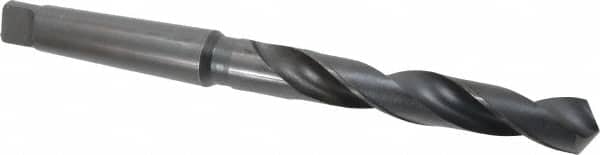 Hertel - 1-7/64", 4MT 118° Point High Speed Steel Taper Shank Drill Bit - Americas Industrial Supply