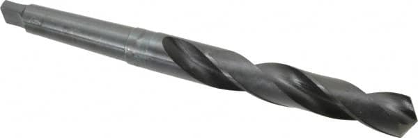Hertel - 1-3/64", 3MT 118° Point High Speed Steel Taper Shank Drill Bit - Oxide Finish, 6-5/8" Flute Length, 11-1/4" OAL - Americas Industrial Supply