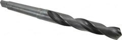Hertel - 1-3/64", 3MT 118° Point High Speed Steel Taper Shank Drill Bit - Oxide Finish, 6-5/8" Flute Length, 11-1/4" OAL - Americas Industrial Supply